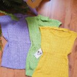 Regata Tricot – Verde, Amarelo, Lilás